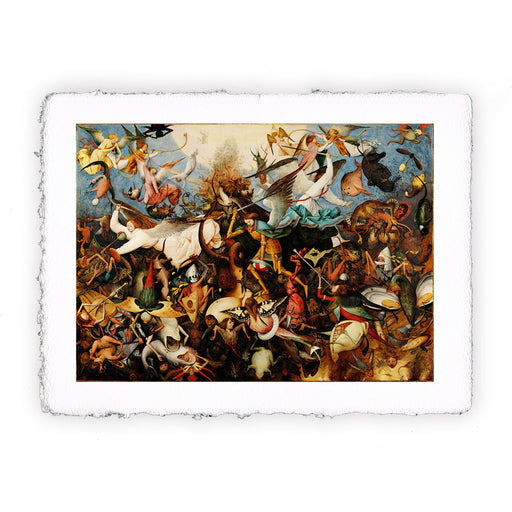 Stampa Pitteikon di Pieter Bruegel il Vecchio - La caduta degli angeli ribelli del 1562