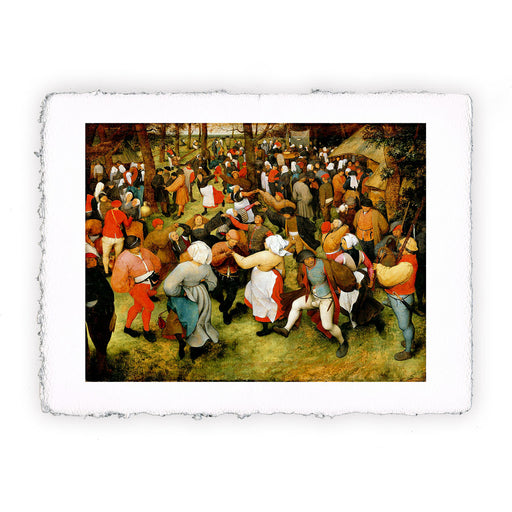Stampa Pitteikon di Pieter Bruegel il Vecchio - Danza nuziale del 1566