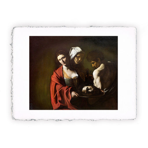Stampa di Caravaggio - Salomè con la testa del Battista - 1609