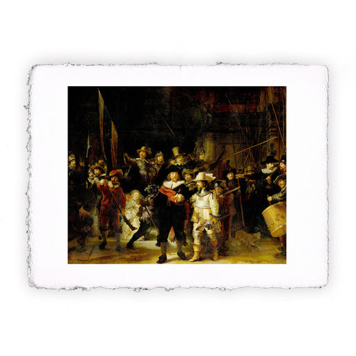 Stampa di Rembrandt - La ronda notturna - 1642