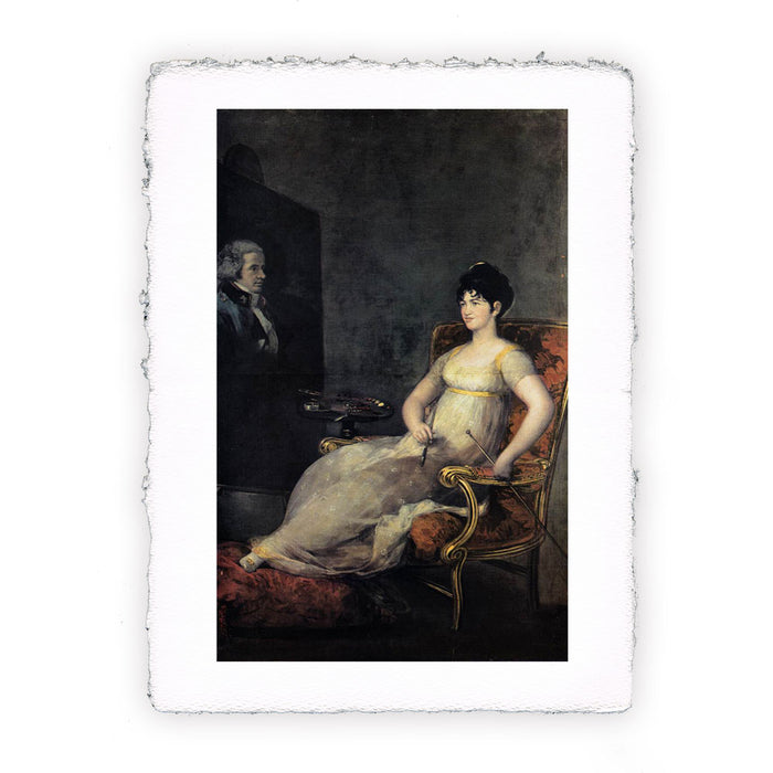 Stampa di Francisco Goya - Dona María Tomasa Palafox, Marchesa di Villafranca ritrae il marito -1804