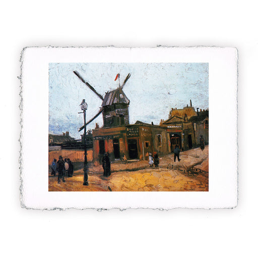 Stampa di Vincent van Gogh - Il mulino della Galette del 1886
