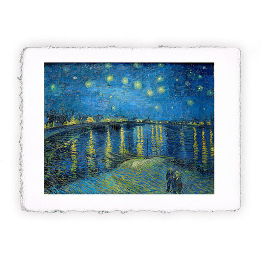 Stampa di Vincent van Gogh - Notte stellata sul Rodano - 1888