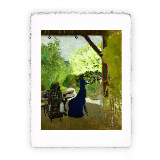 Stampa di Edouard Vuillard - Sotto il portico - 1899-1900