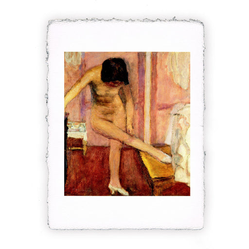 Stampa di Pierre Bonnard - Nudo piegato verso il basso - 1923