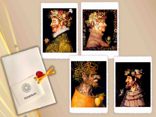 "Le stagioni" di Arcimboldo - Cofanetto regalo di 4 stampe d'arte Miniartprint