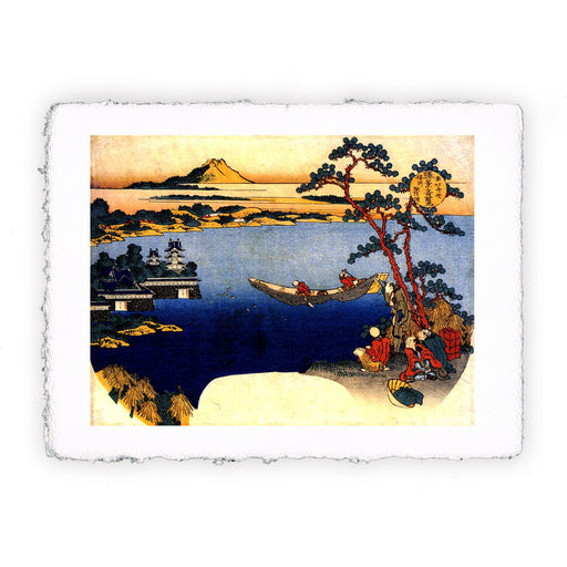 Stampa di Katsushika Hokusai - Vista del lago Suwa