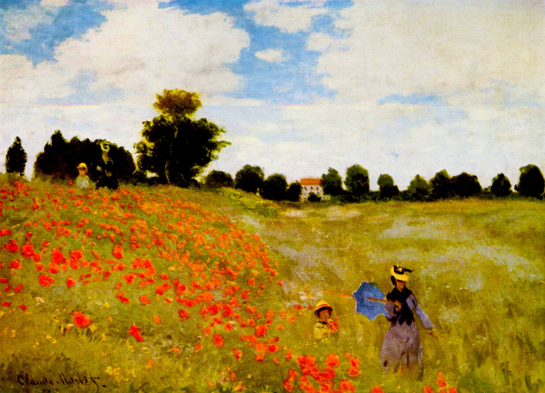 Il campo di papaveri di Claude Monet