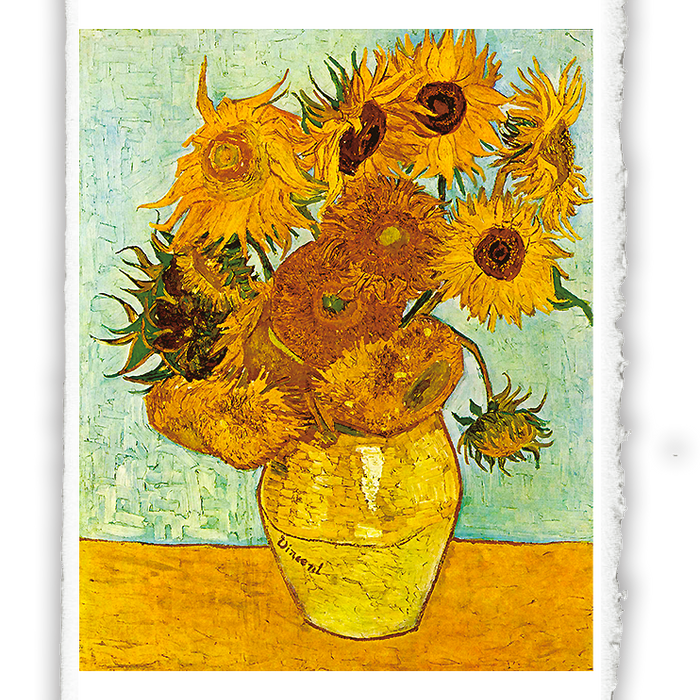 Van Gogh, i girasoli. Cofanetto regalo Miniartprint