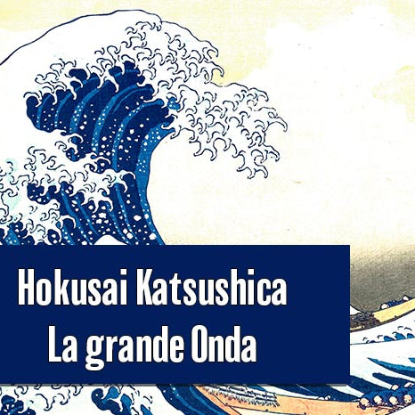 Hokusai Katsushica - La Grande Onda al largo di Nakagawa