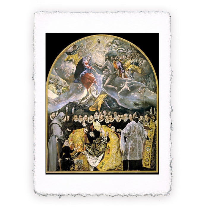 Stampa di El Greco - La sepoltura del Conte di Orgaz - 1586
