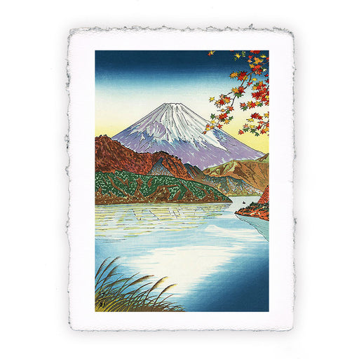 Stampa di Okada Koichi - Monte Fuji da Ashinoko