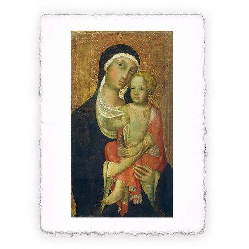 Stampa di Paolo di Giovanni Fei - Madonna con il Bambino - 1370-1390