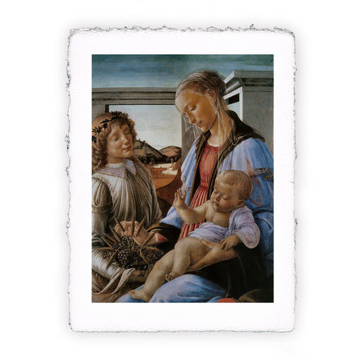 Stampa di Sandro Botticelli - Madonna dell'eucarestia - 1470