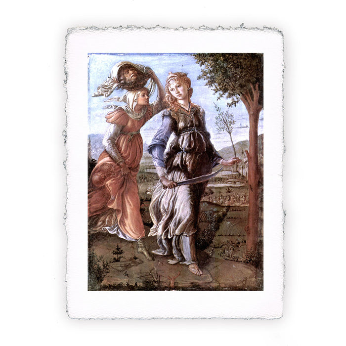 Stampa di Sandro Botticelli - Il ritorno di Giuditta a Betulia - 1473