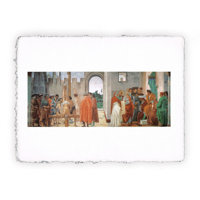 Stampa di Filippino Lippi - Disputa di Simon Mago e crocifissione di san Pietro I