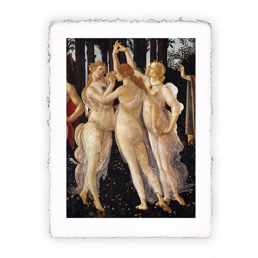 Stampa di Sandro Botticelli - Le tre Grazie. Primavera (dettaglio) - 1485-1487