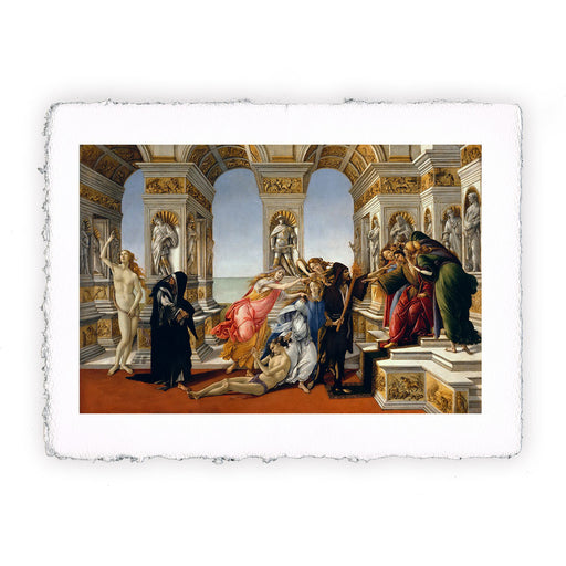 Stampa di Sandro Botticelli - Calunnia di Apelle - 1495