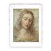 Stampa di Leonardo da Vinci - Volto di Cristo - 1495