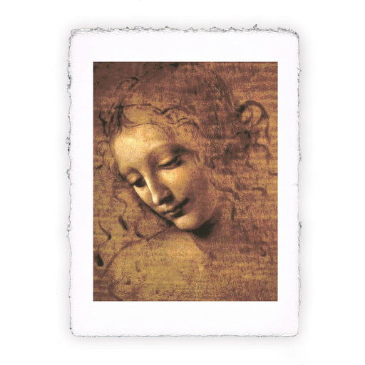 Stampa di Leonardo da Vinci - La scapigliata - 1508