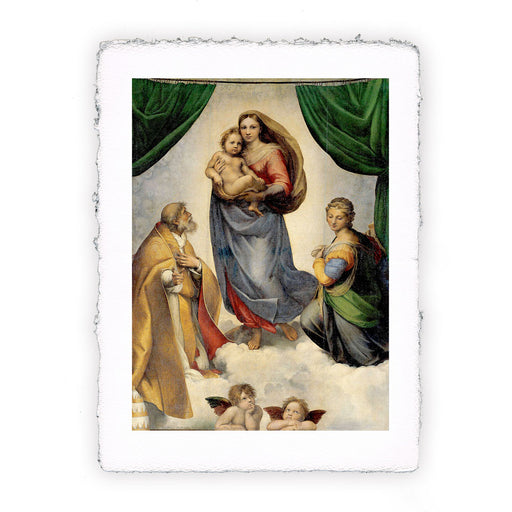 Stampa di Raffaello La Madonna Sistina del 1513-1514