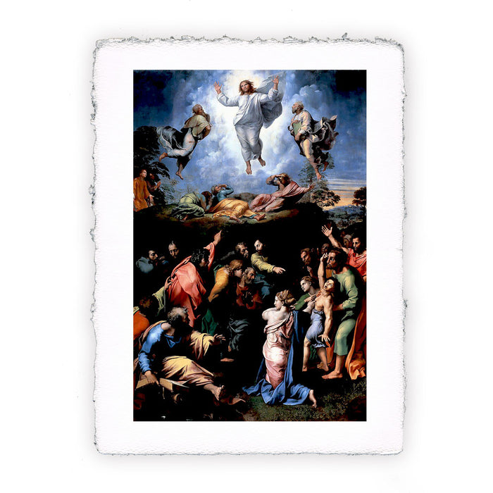 Stampa Pitteikon di Raffaello - La trasfigurazione del 1520
