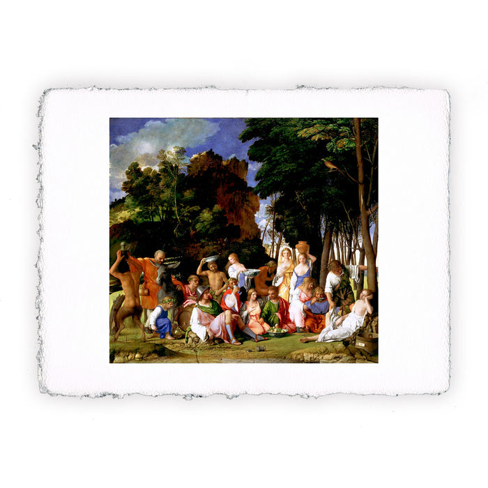 Stampa di Tiziano - La festa degli Dei - 1516-1529