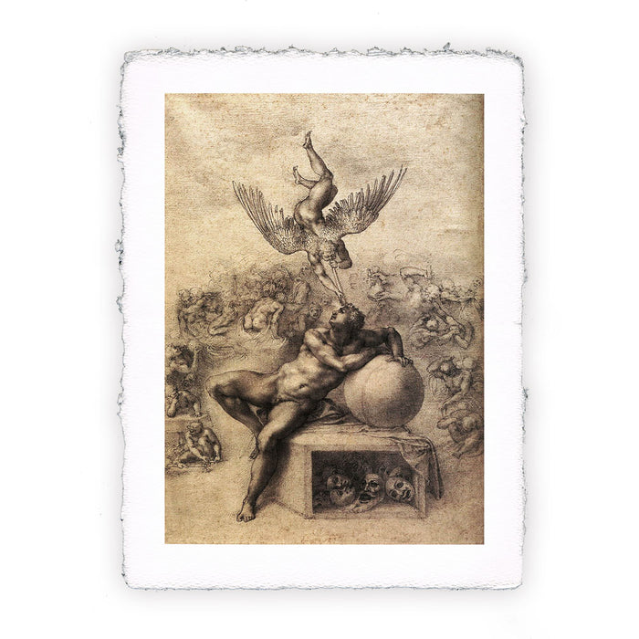 Stampa di Michelangelo - Il sogno - 1533