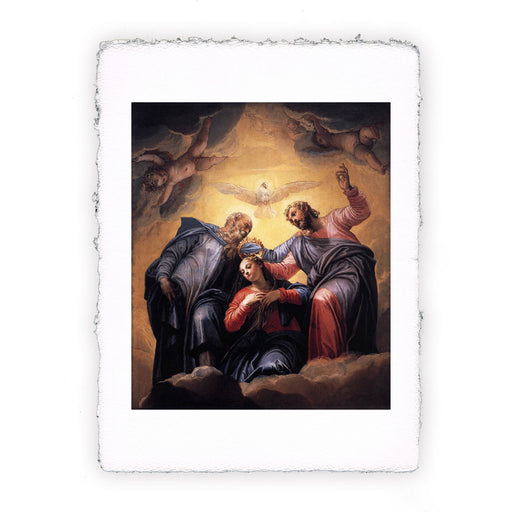 Stampa di Paolo Veronese - Incoronazione della Vergine - 1555