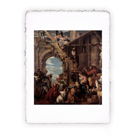 Stampa di Paolo Veronese - Adorazione dei Magi - 1573