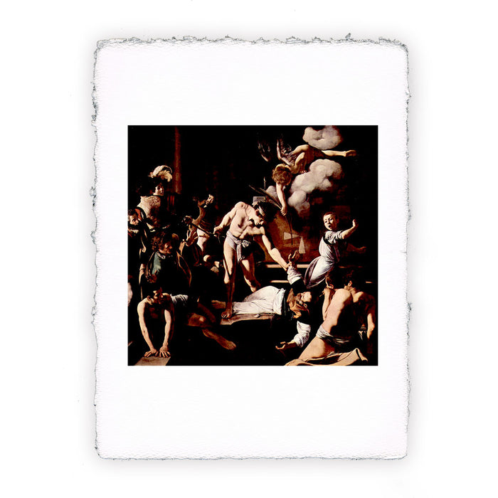 Stampa di Caravaggio - Martirio di San Matteo - 1600-1601