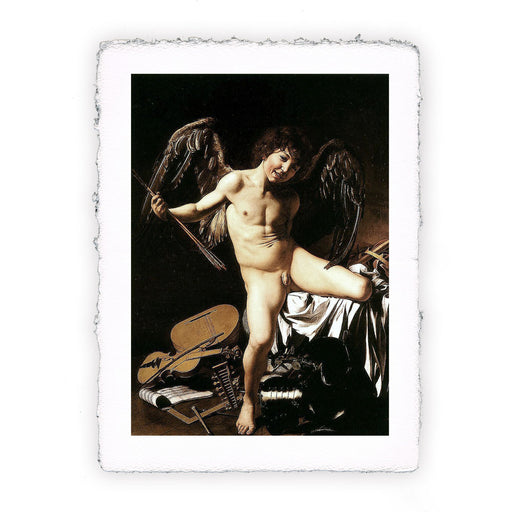 stampa Pitteikon Caravaggio Amor vincit omnia del 1602-1603