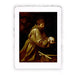Stampa di Caravaggio - San Francesco in preghiera - 1605