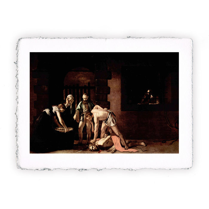 Stampa di Caravaggio - Decollazione di San Giovanni Battista - 1608