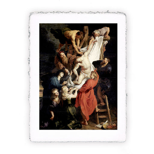 Stampa di Peter Paul Rubens - Discesa di Cristo dalla croce - 1612-1614
