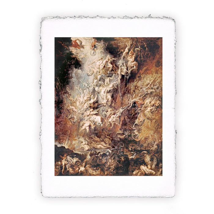 Stampa di Peter Paul Rubens - La caduta dei dannati - 1620