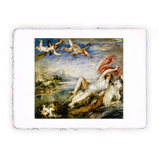 Stampa di Peter Paul Rubens - Il ratto di Europa - 1630