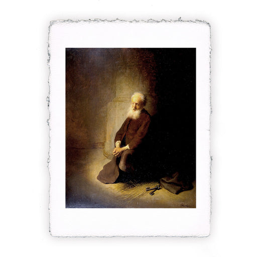 Stampa di Rembrandt - San Pietro in prigione - 1631