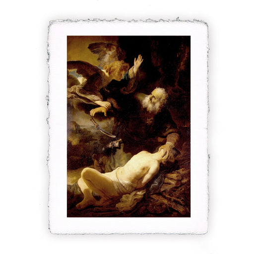 Stampa di Rembrandt - Sacrificio di Isacco - 1635
