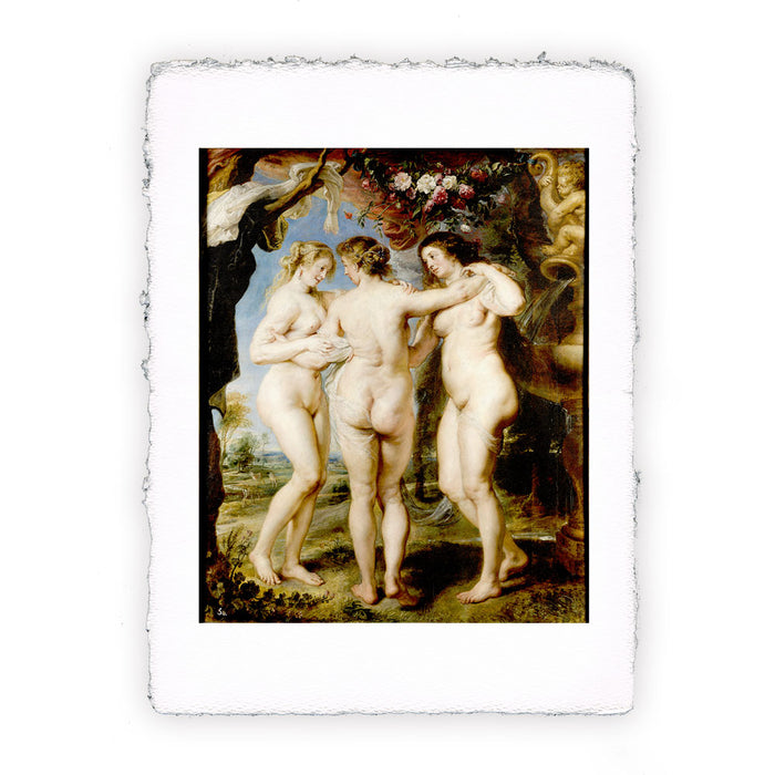 Stampa di Rubens - Le tre Grazie - 1639