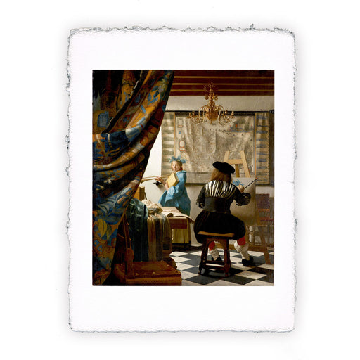 Stampa di Jan Vermeer - Allegoria della Pittura - 1666