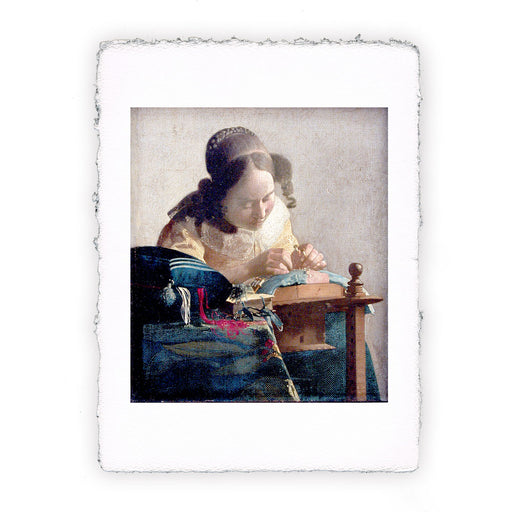 Stampa di Jan Vermeer - Merlettaia - 1670