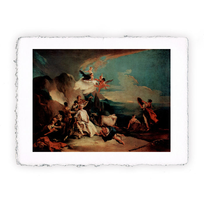 Stampa di Giambattista Tiepolo - Il rapimento di Europa - 1720-1722
