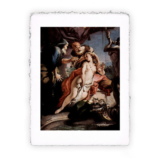 Stampa di Giambattista Tiepolo - Susanna e gli anziani - 1722-1723