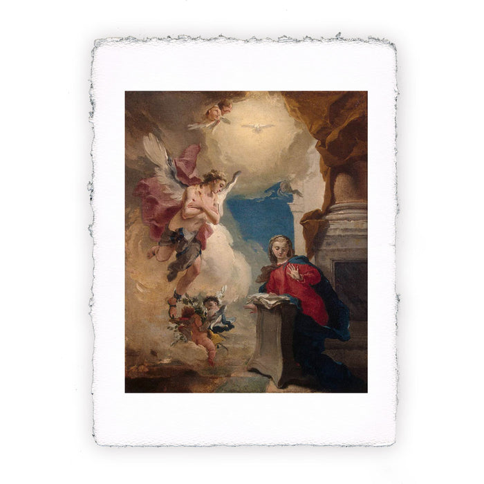 Print by Giambattista Tiepolo - Annunciation - 1724-1725