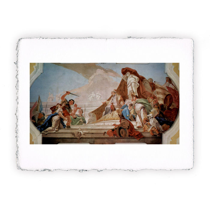 Stampa di Giambattista Tiepolo - Il giudizio di Salomone - 1726-1728