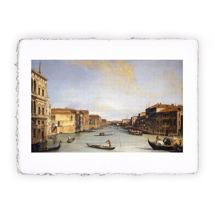 Stampa di Canaletto - Venezia, veduta del Canal Grande - 1726-1730