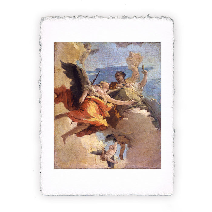 Stampa di Giambattista Tiepolo - Allegoria della forza e della saggezza - 1743