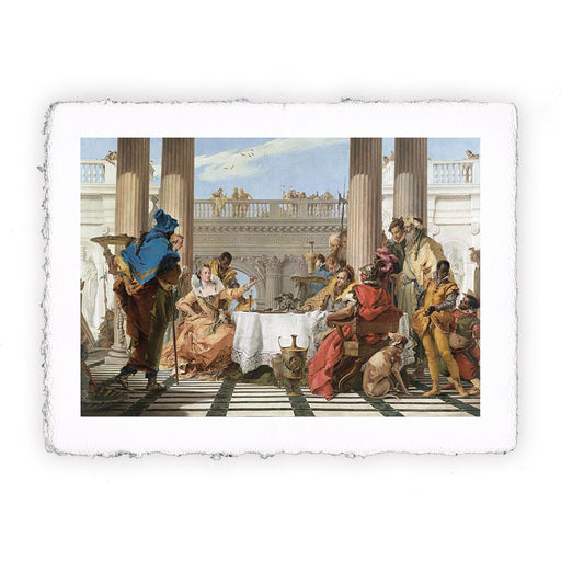 Stampa di Giambattista Tiepolo - Il banchetto di Cleopatra - 1743-1744
