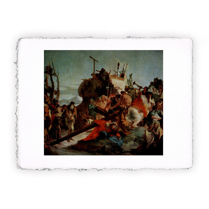 Stampa di Giambattista Tiepolo - Salita al monte Calvario - 1738-1740